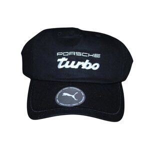 Puma Porsche Turbo Cap Hat Black Adjustable Hat